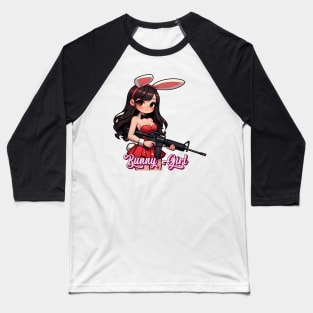 Tactical Bunny Girl Baseball T-Shirt